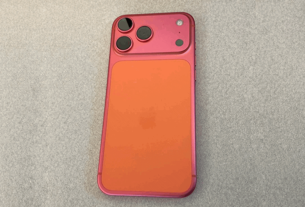 iPhone 17 Pro 宇宙橙顏色變淡與粉化